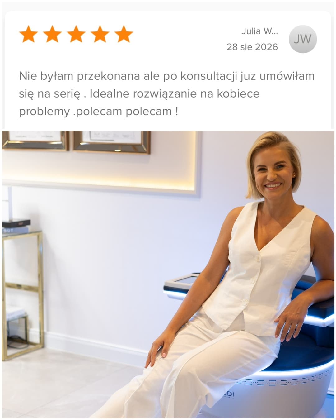 Terapia nietrzymania moczu z wykorzystaniem fotela wytwarzającego pole elektromagnetyczne
